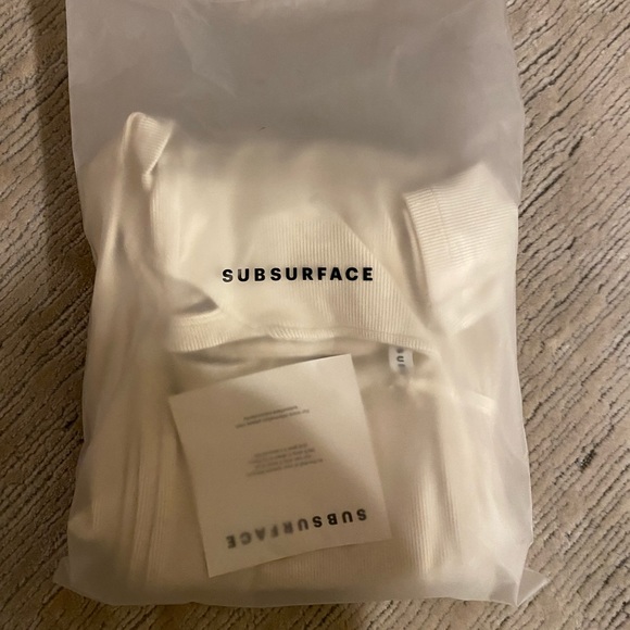 Subsurface White Knit Pants - Picture 2 of 6